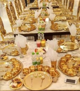 Traditional Royal Thali Setup